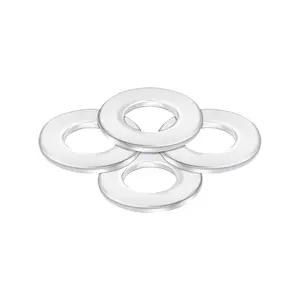 Stainless Flat Washers - Made of 18-8 (304) Stainless Steel (100, 5/16" x (0.688" OD))
