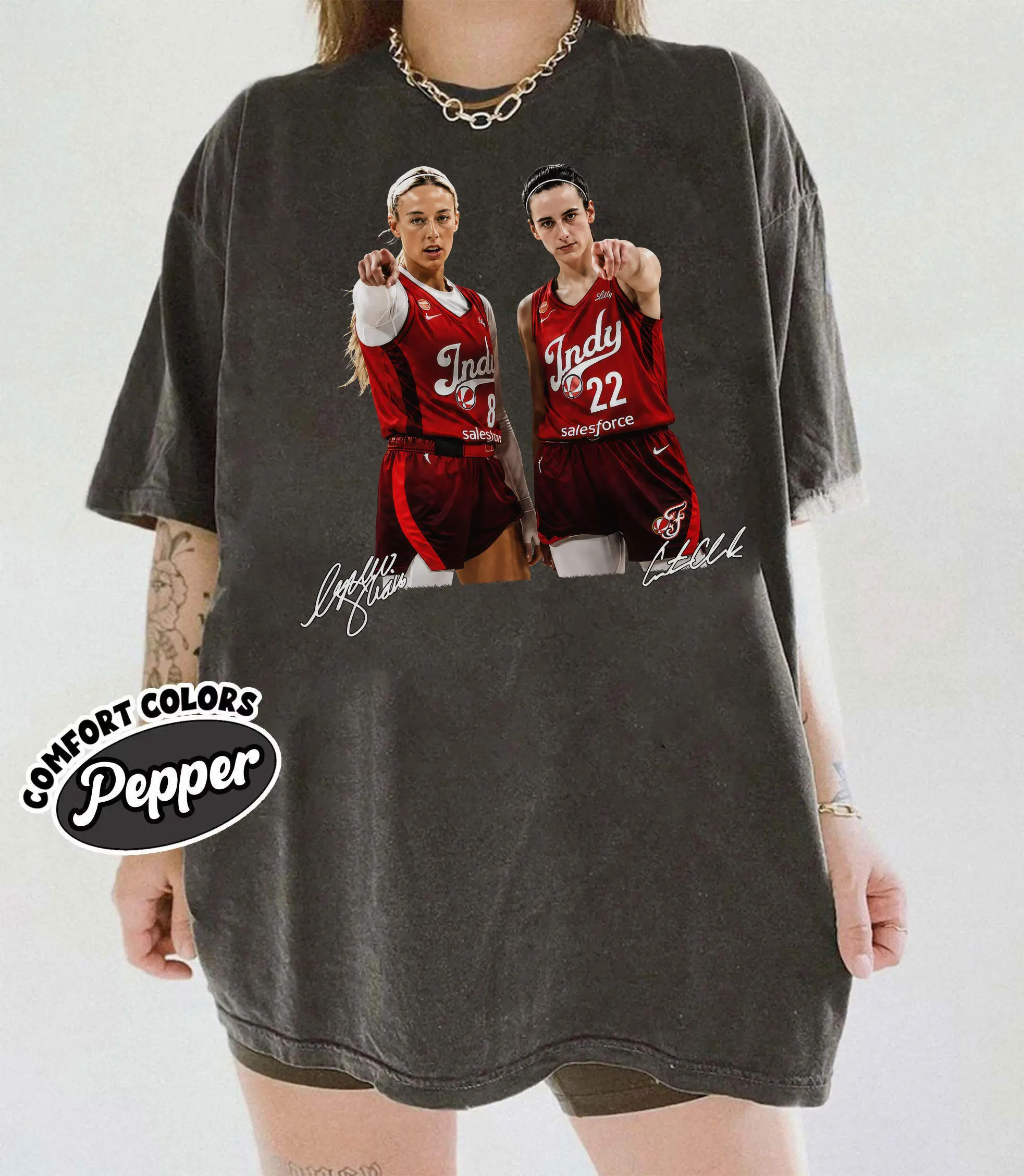 Vinatge 90's Sophie Cunningham Caitlin Clark Shirt, Vintage Basketball Graphic Fan Tee, Gift For Man & Woman T-Shirt