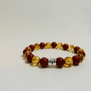 Aries Prosperity+ peace zodiac crystal bracelet