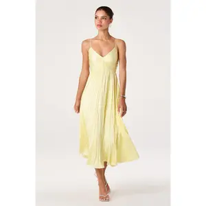 Maeve Pleated Midi Dress