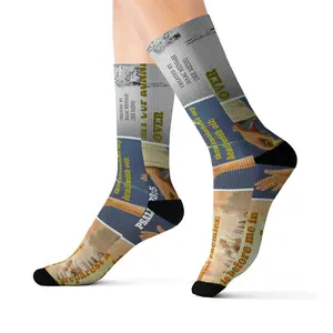IKE MENS SCRIPTURE COLLAGE Sublimation Socks