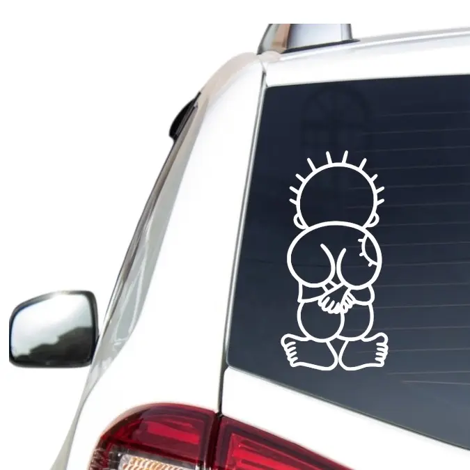 Hanzala or Hanthala Sticker For Car, Window, water bottle and Laptop
