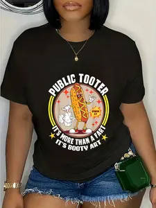 100% Cotton Unisex Public Tooter Funny Inappropriate Embarrassing Adult Humor T-Shirt