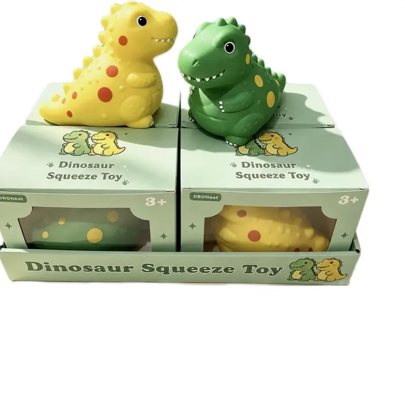 Jumbo Dino Squishy Toy, Soft Stress Relief Fidget for Kids