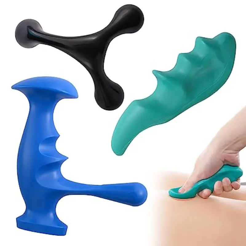 Trigger Point Thumb Massager Tool, Effort-Saving Acupressure Press Tool, Full Body Deep Tissue Massage for Post-Exercise Muscle Relaxation, Body Care