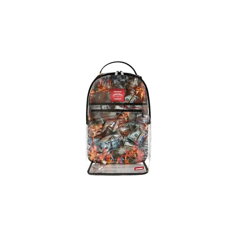 Sprayground Stay Up Clear Backpack, from StockX