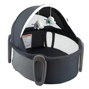 Portable Bassinet and Play Space Baby Dome Travel Crib for Newborn