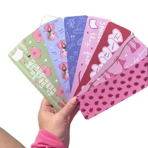 Linen Bookmarks + hand drawn + girly aesthetic