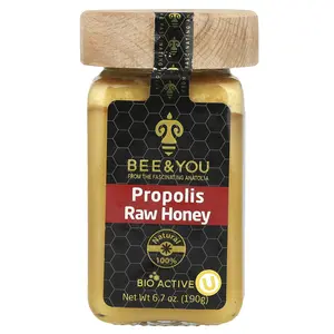 Bee & You Propolis Raw Honey, 6.7 oz (190 g)