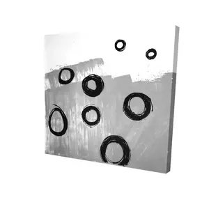 212 MAIN Artistic Geometric Hanging Wall Artwork - 36x36 in High-Def Minimalist Photo Print, Deconstructed Modern Abstract Art, for Home Decoration, Room Accent