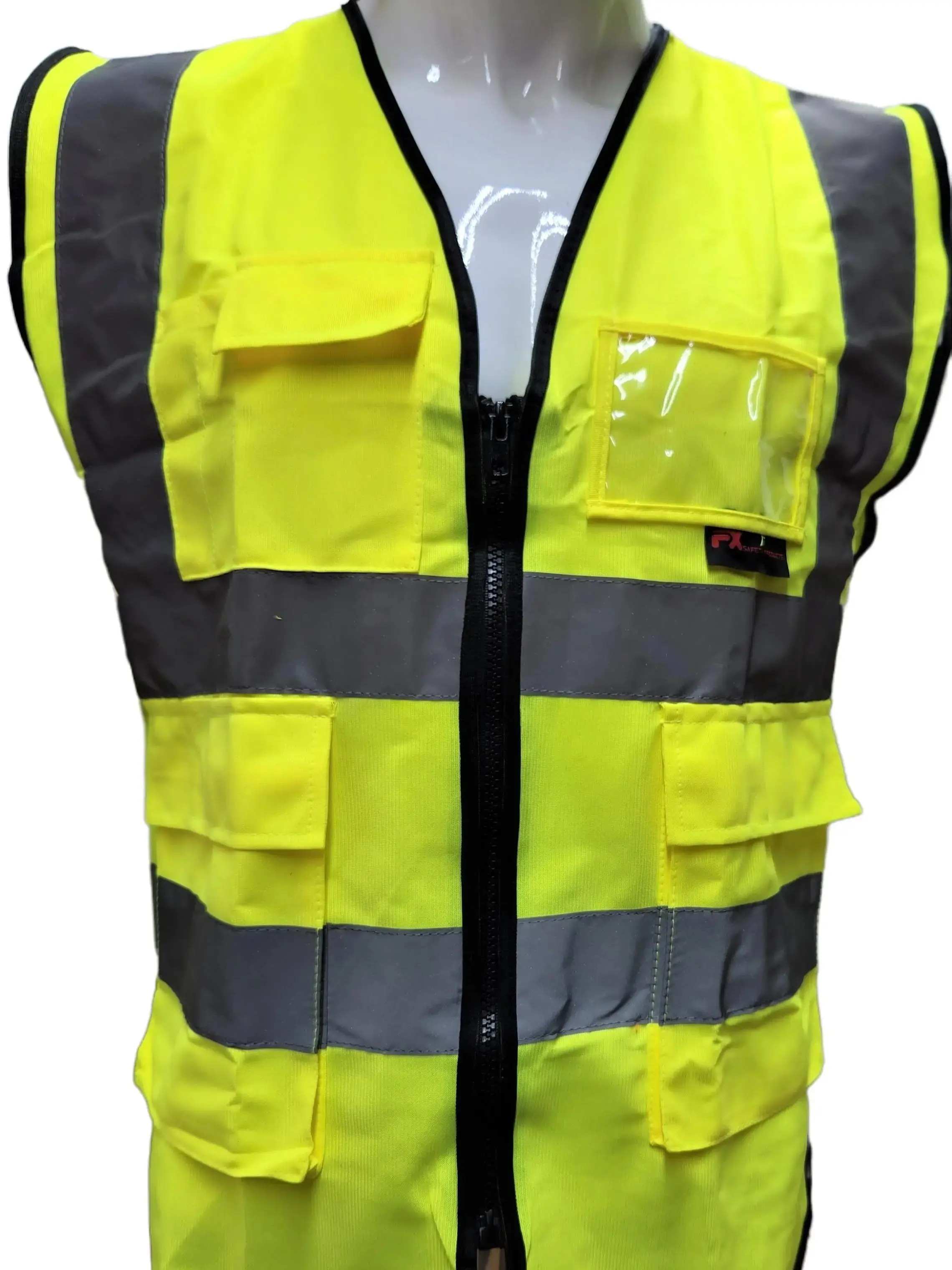 Class 2 Yellow or orange safety vest with ID pocket Class 2 Yellow or orange safety vest with ID pocket