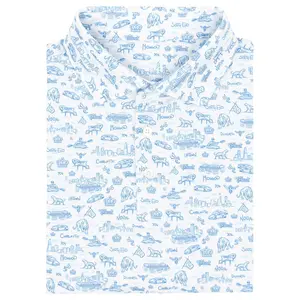 The Mint City Men Performance Polo Breathable Mesh Fabric Classic Loose Fit Pullover Short Sleeve Stylish Menswear Golf Soccer Casual Summer Top S-5XL