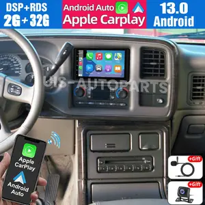For 2003-2006 GMC Yukon 7" Android 15 Car Stereo Radio with Apple CarPlay, Android Auto, GPS Navigation, Bluetooth & WiFi