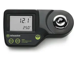 Milwaukee MA871 Digital Brix Refractometer for Winemakers & Brewers