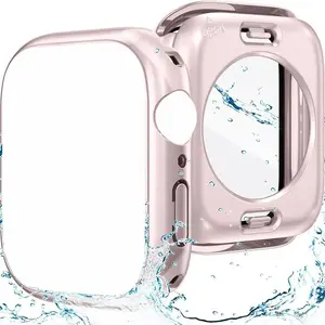 2-in-1 Apple Watch Case with Screen Protector – Waterproof Shockproof Full Cover (38–49mm)