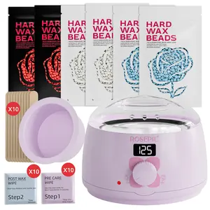 Rosepil Hard Wax Beads for Hair Removal - Painless At Home Waxing Kit for Women & Men | Brazilian Bikini Face Body Armpits | Gentle on Sensitive Skin | Easy Stripless Wax Beads for Smooth Long Lasting Results Cosmetic