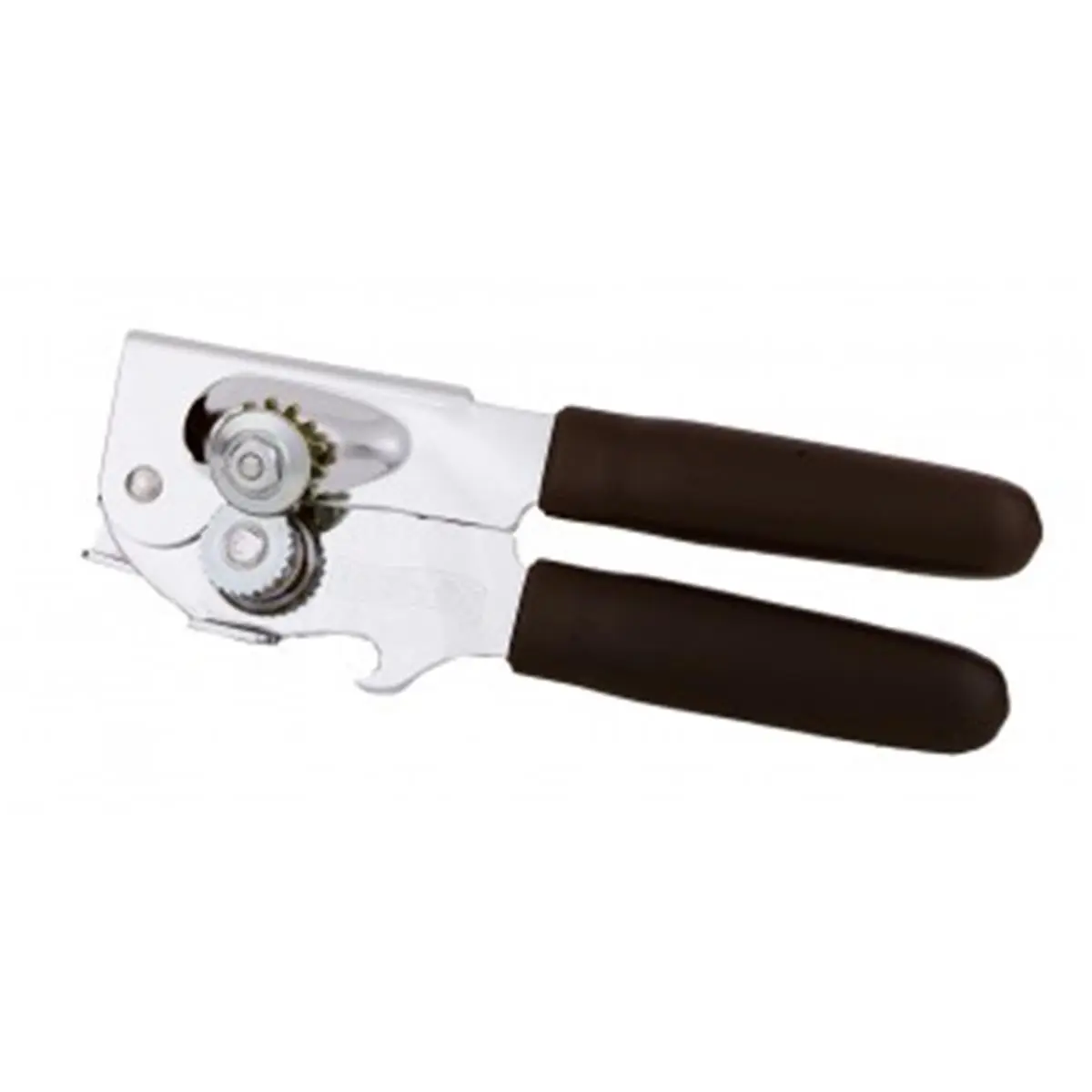 212 MAIN Portable Ergonomic Can Opener (White, Pack of 6) - 8.5x4x1.5 in Kitchen Utensils for Everyday Use, Silicone Grip Handles, Large Crank for Easy Lid Removal, Magnetic Lift Feature