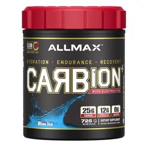 Allmax Carbion+ Carb Powder for Energy and Post Workout or Intra Workout Beverage