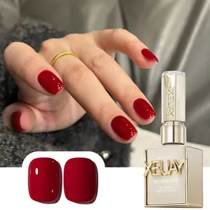 1PC 15ML M081 New Nail Art Bright Red Pepper Nail Polish UV Gel, High Saturation Salon Gel Smooth Firm and Long-lasting for Salon Nail Art DIY Women Christmas Gift