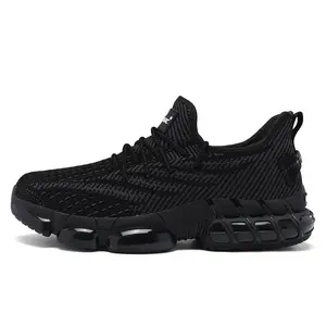 Men’s Steel Toe Worker Safety Walking Shoes - Nail Puncture-Resistant, Lightweight Breathable Mesh Closed-Toe Sporty Hiking Shoes for Construction, Warehouse Jobs