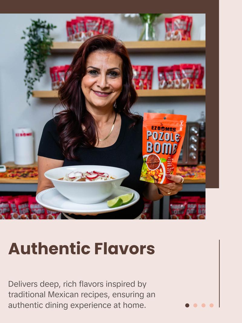 PozoleBombs bundle by EZ Bombs - Seasoning Spice Bomb Flavor for Authentic Mexican Dishes - Traditional