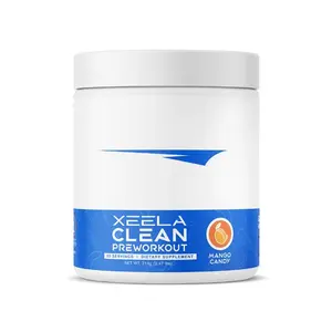 XEELA Clean Pre Workout Powder: Clean Preworkout for Men & Women, with Creatine, Organic Caffeine, & Plant Based Citrulline, GMO Free, Natural Ingredient Energy Supplement