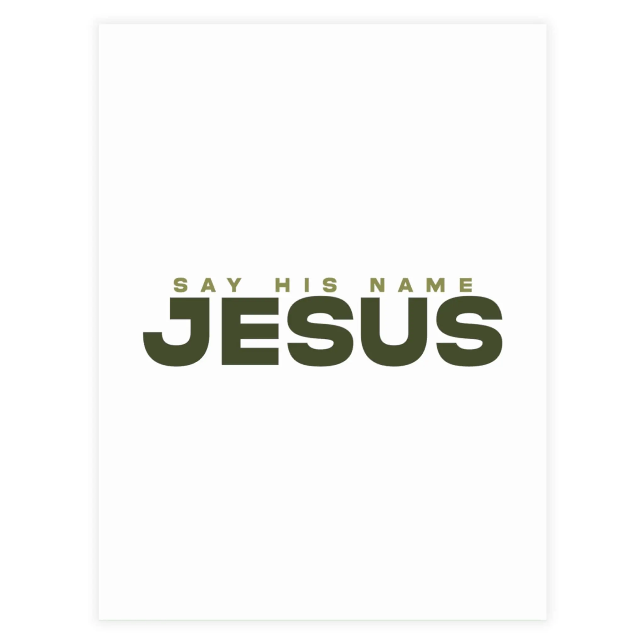 Say His Name Jesus - Postcard Bundles
