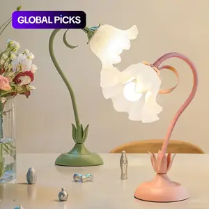 Flower Design Table Lamp, Decorative Lamp, Plug and Play Modern LED Desk Lamp, Flexible Dimmable Desk Light For Home Office Bedroom Study Room #GLOBAL PICKS