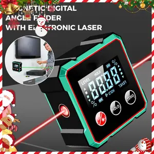 Magnetic Digital Angle Finder with Electronic Laser