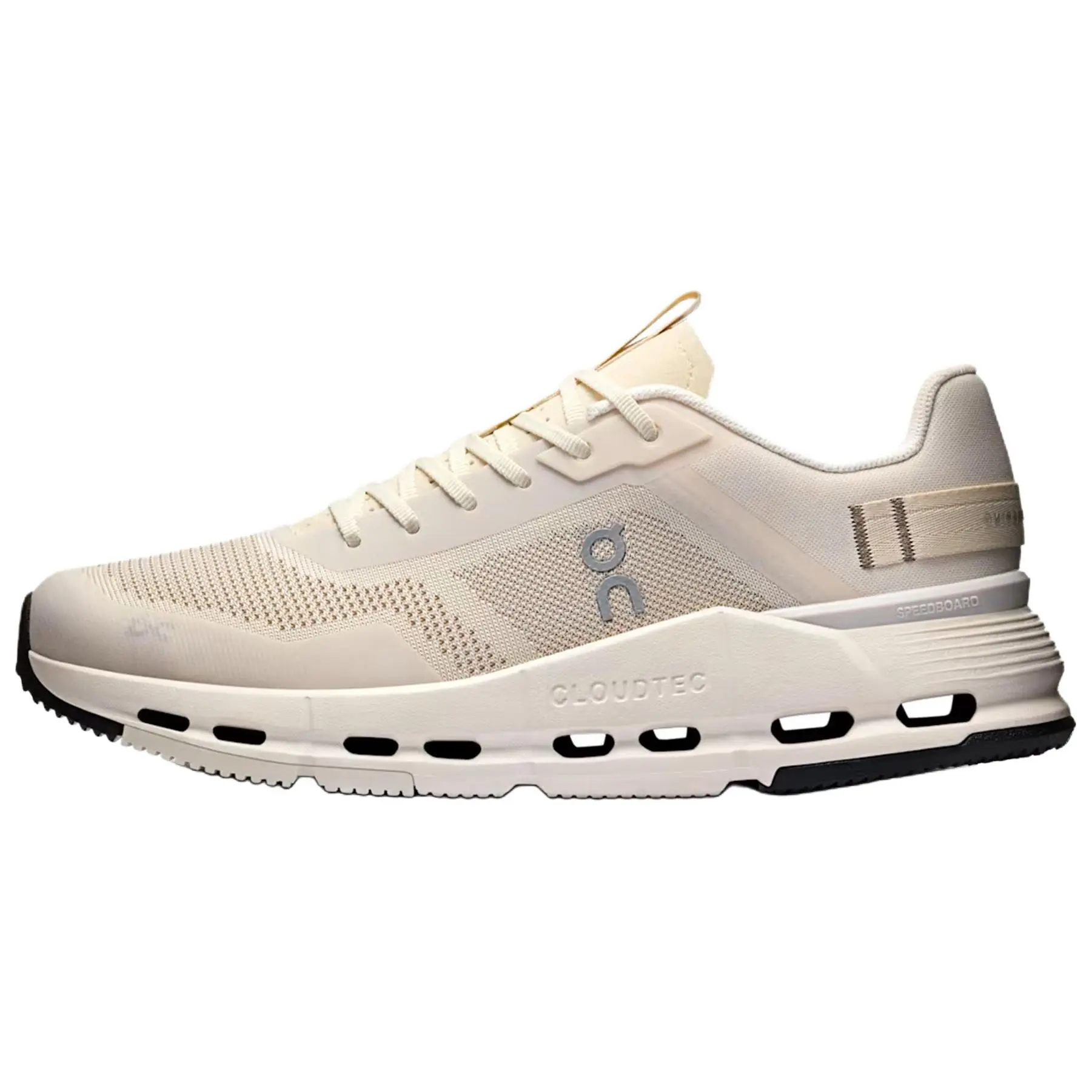 ON Women's Cloudnova Form 2 TT 'Cream Ivory' Narrow Fit Trail Running Shoes - Lace-Up, Lightweight Mesh Upper, Breathable, Durable Outsole, Responsive, Athletic Wear Women, True-To-Size, Long Run Ready for Technical Trails