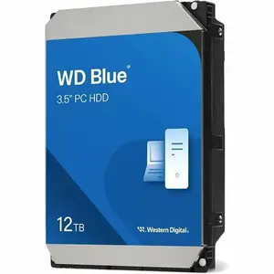 WD Blue WD120EAGZ 12 TB Hard Drive 3.5" Internal SATA SATA/600 Conventional Magnetic Recording CMR Method