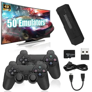 X2 Plus  Retro Gaming Console 256G Compatible With 50+ Emulators 4K HD Video Game Stick Plug&Play With Two Wireless Controller