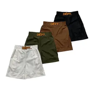 GALLERY DEPT embroidered European and American street sports shorts American high street loose men and women casual pants summer