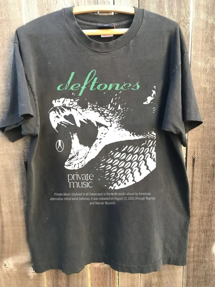 Deftones Private Music Tracklist T-Shirt Unisex Fan Gift
