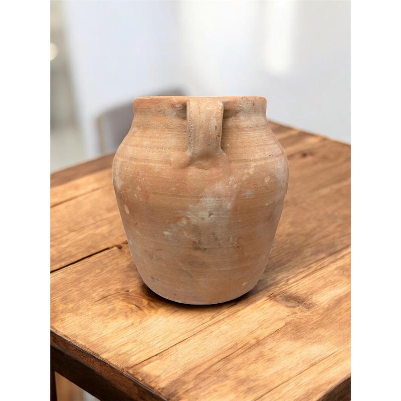 Vintage Turkish Clay Pottery Vessel # 8