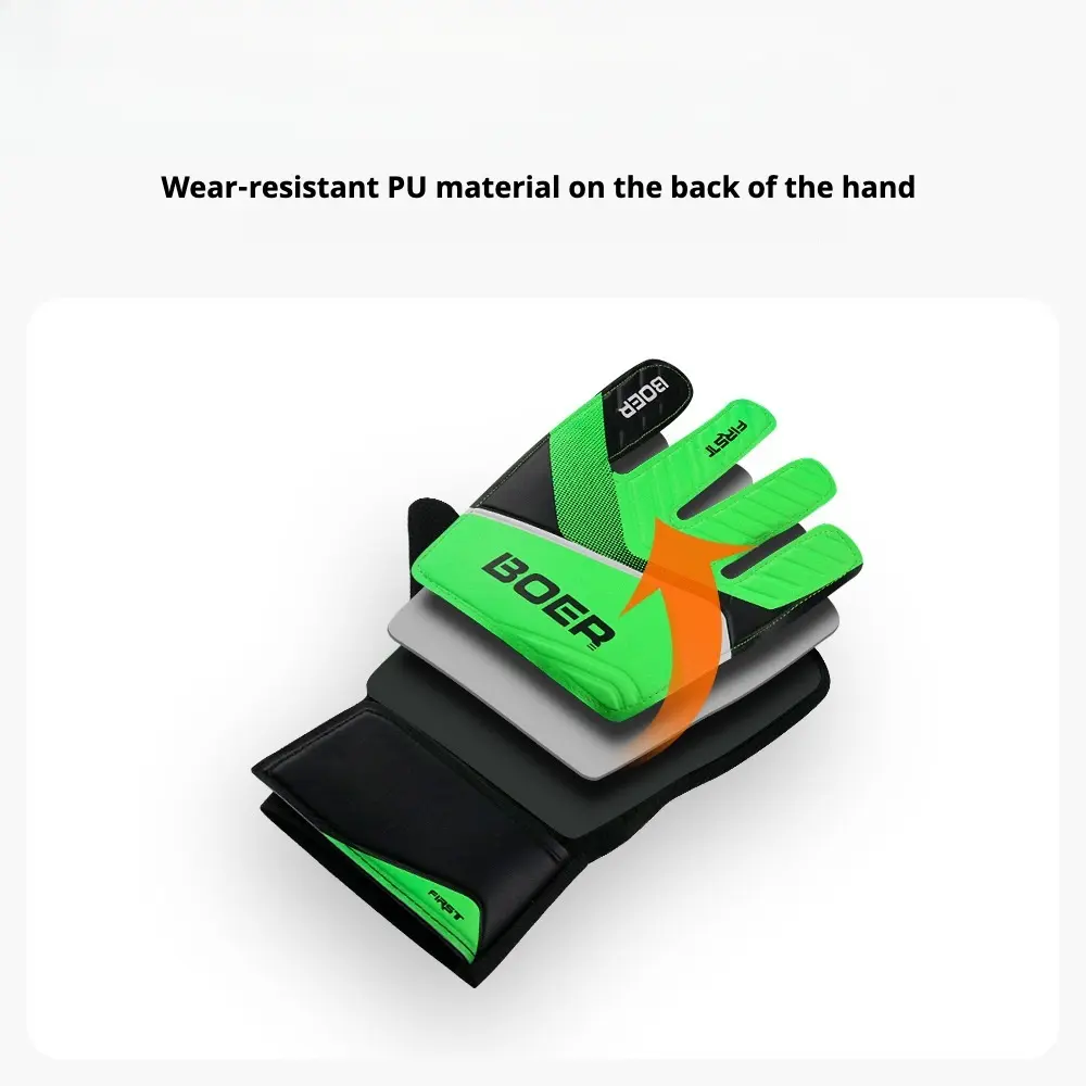 Entry-level children's goalkeeper gloves latex sticky non-slip gloves goalkeeper football gloves