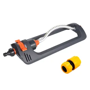 Automatic Oscillating Lawn Sprinkler – 19 Hole Nozzles Garden Water Sprayer for Lawn, Yard & Agriculture Irrigation