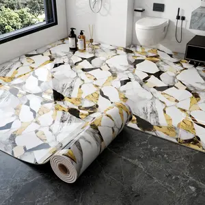 Thick Self-Adhesive Tile Look Wall Stickers, Wall Art Stickers, Waterproof Moistureproof Moldproof, DIY Decor for Kitchen Bedroom Living Room Bathroom, Wall Decal