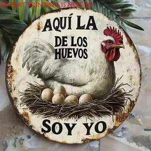 Vintage Spanish Wooden Sign, Humorous Kitchen Wall Art, Indoor Home Decoration, Rustic Farmhouse Style Decor, Restaurant & Cafe Decoration, Halloween Christmas