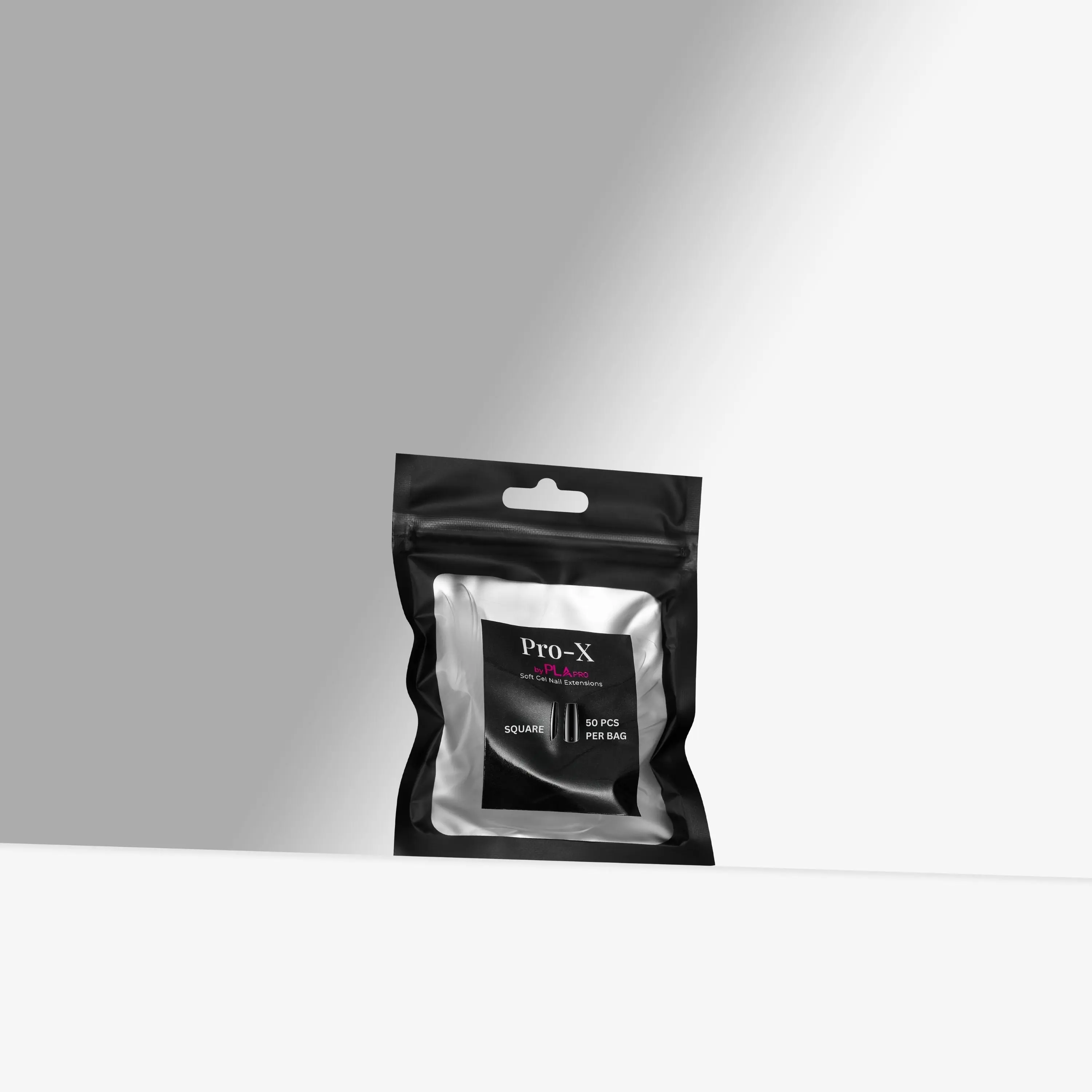 PLA Pro-X Soft Gel Extension Tips - Square Refill (50 pcs.) | Nail Tips