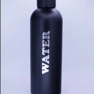 Minimalist “Water” Stainless Steel Water Bottle | Aesthetic Gym Bottle | Laser Engraved Bottle