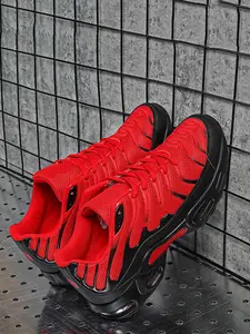 Men's Breathable Knitted Running Shoes, Lightweight Multi-Functional Sneakers for All Seasons, Stylish Low-Cut Fitness and Casual Shoes, Fashionable Running Shoes