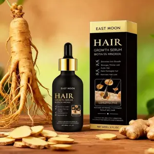 Hair & Beard Serum for Men | 5% Minoxidil Biotin, Supports Thicker Appearance, Helps Reduce Thinning & Nourishes Scalp