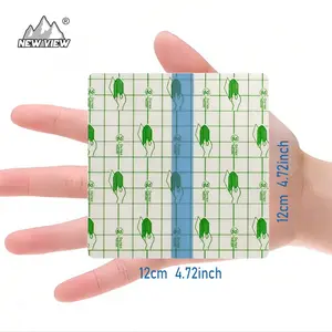 PU Film Waterproof Fixing Tape, Reusable Waterproof Patch, 12x12cm, 50 Pieces Per Pack, Ideal for Swimming, Bathing, Outdoor Activities, Breathable and Easy to Use