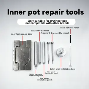 ZP lighter liner and case repair/disassembly tools, replacement parts for flint wheel, spring, and hammer