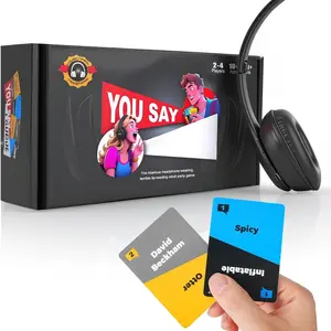 Adult Party Board Game, Lip Reading Challenge, Fun Family Card Game, Includes 100 Funny Phrases, No Ca Prop 65 Warning