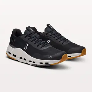 On Women's Cloudnova Form 2 Trail Running Shoes, Black & Ivory, Full Size