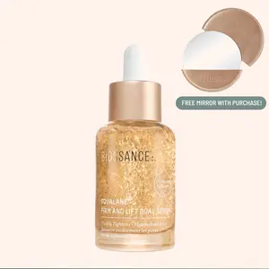 Biossance Squalane + Firm & Lift Dual Serum – Face Serum for Maturing Skin – Lifts & Hydrates – Reduces Wrinkles – Hyaluronic Acid, Squalane, Ectoin, Gravetye Giant & Bisabolol
