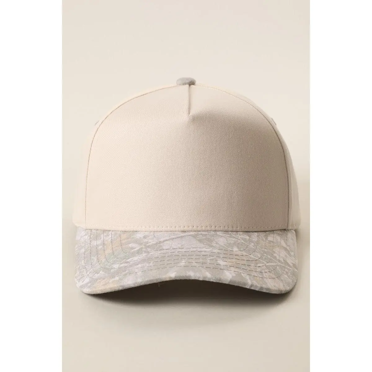 Two tone canvas trucker hat