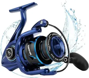 KastKing Kapstan Elite Spinning Reel – 55LB Max Drag Saltwater Reel with IPX6 Waterproof Sealing & Anti-Corrosion System for Big Game Fishing bait casters
